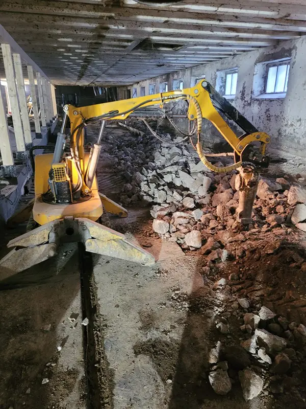 Rivningsrobot betong Fentab
